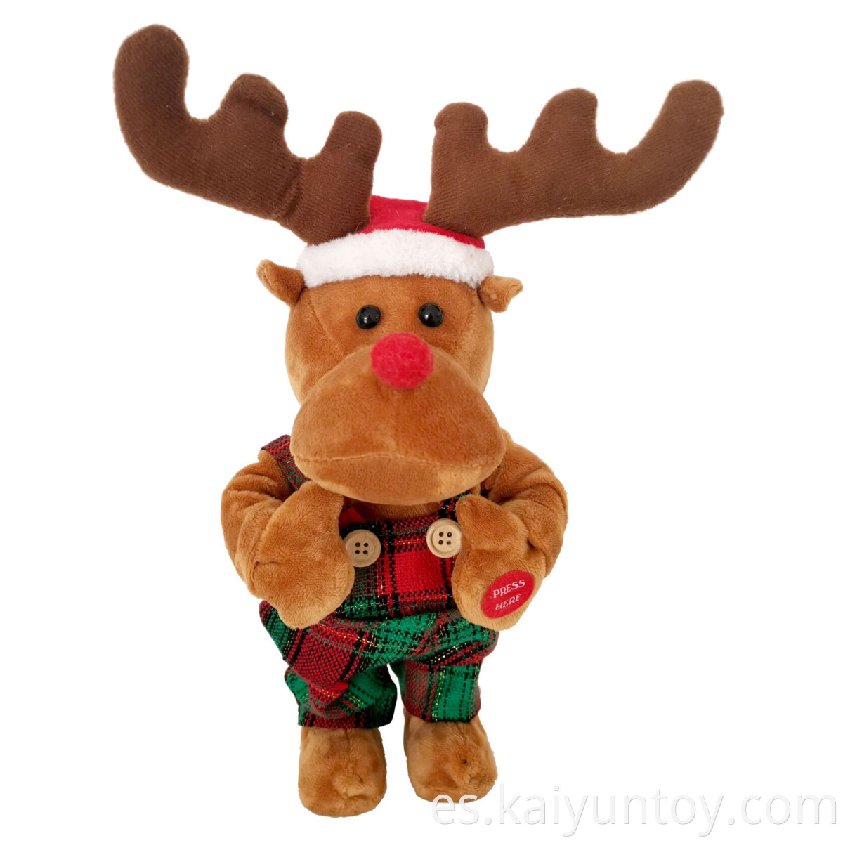 musical christmas reindeer
